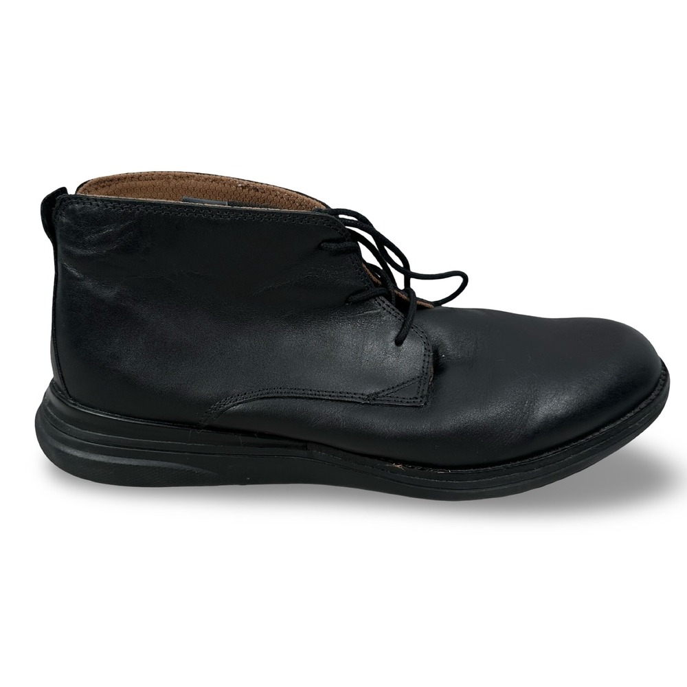 Kuru‎ Mens Black Leather Chukka Boots Orthopedic Lace Up Ankle Shoes 10 43